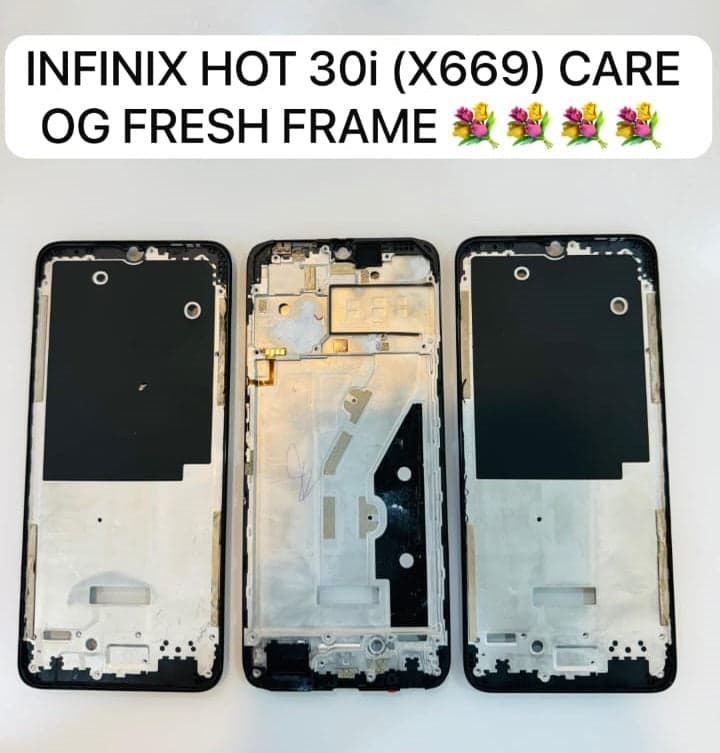 Lcd Frame Middle Chassis for Infinix Hot 30i X669 Black