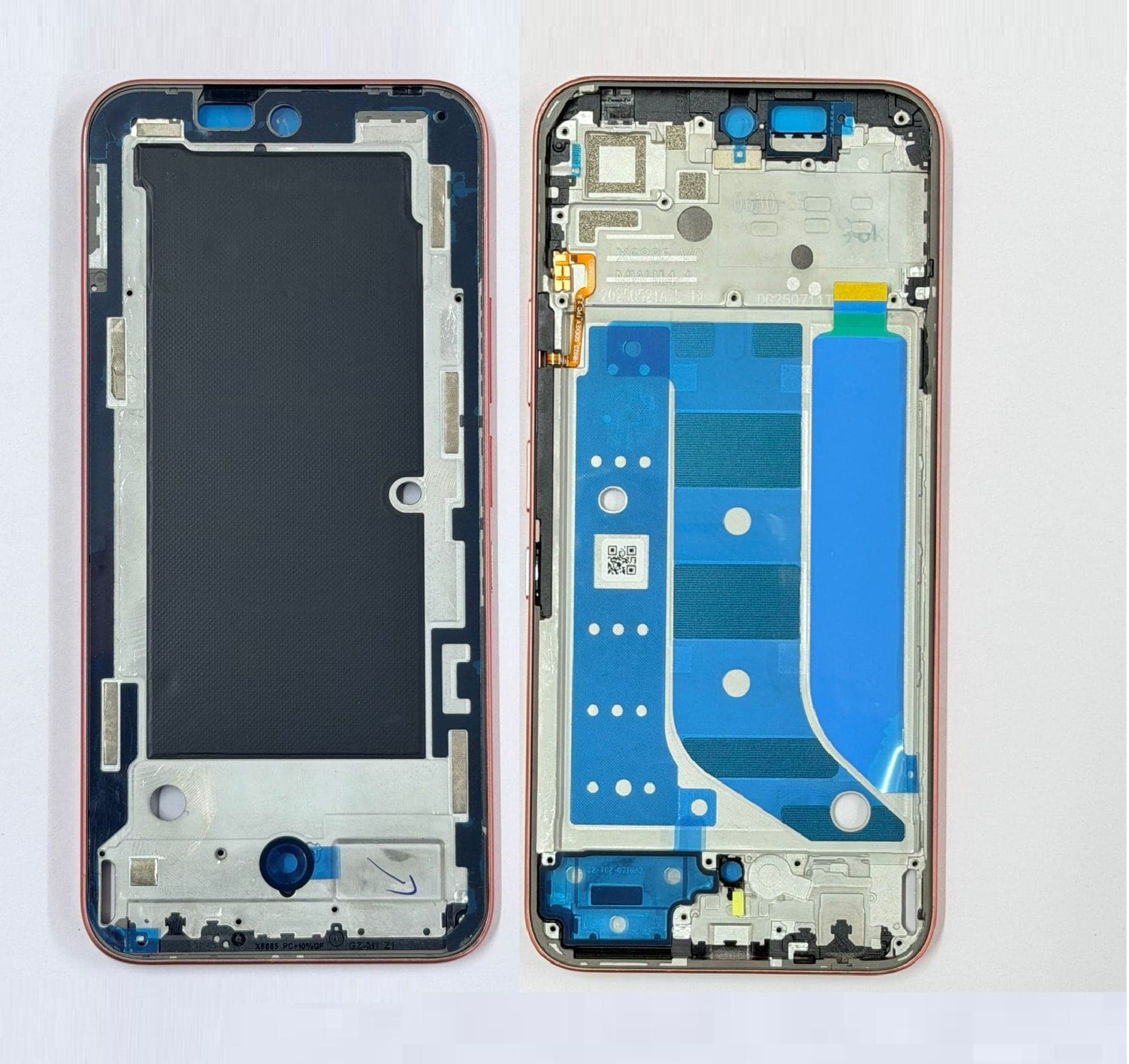 Lcd Frame Middle Chassis for Infinix Hot 60 Pro X6885 Red