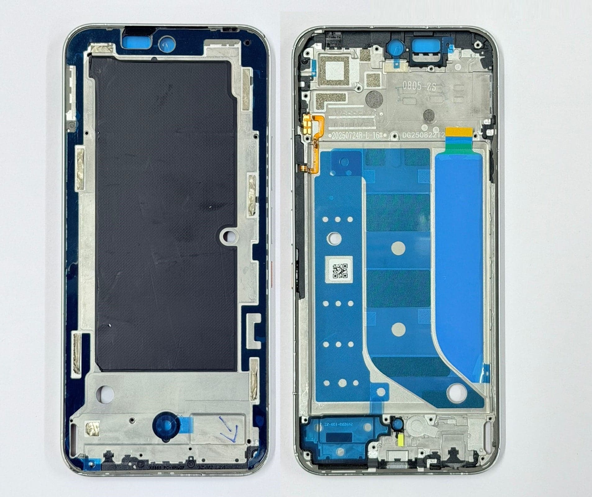 Lcd Frame Middle Chassis for Infinix Hot 60 Pro X6885 White