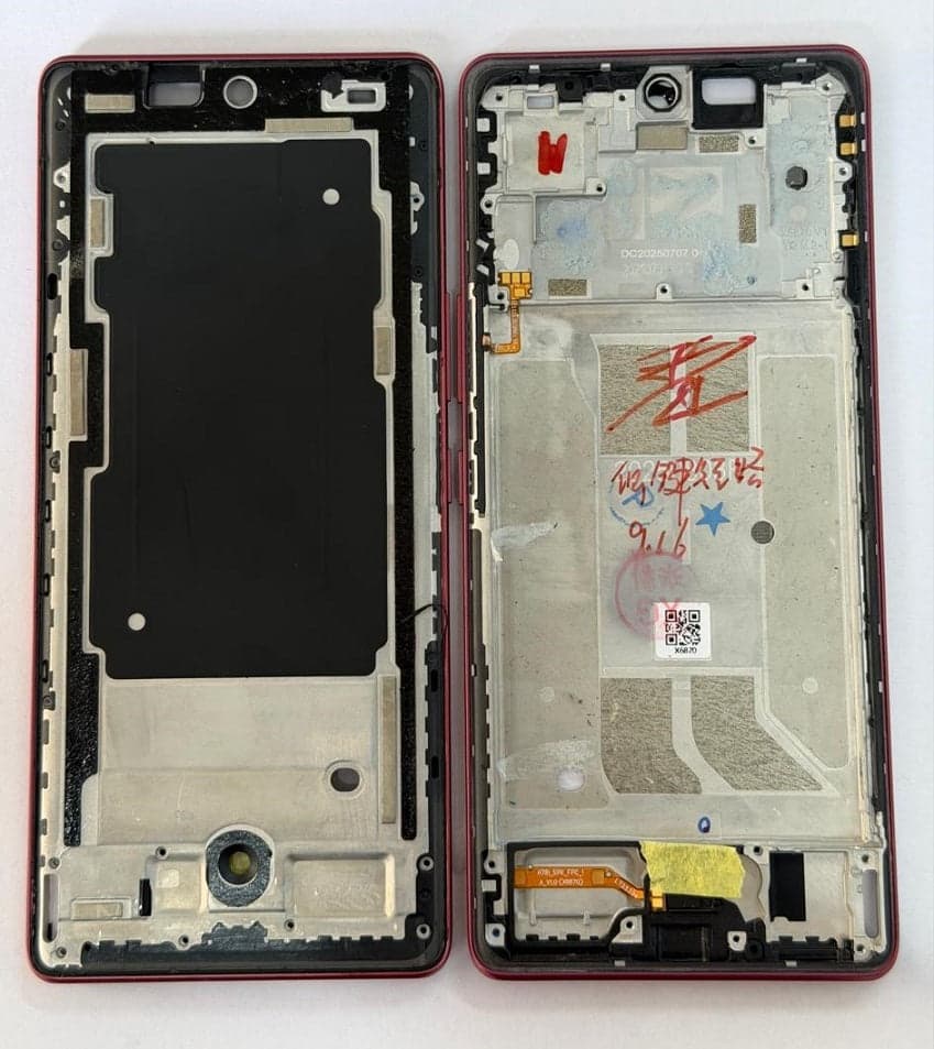 Lcd Frame Middle Chassis for Infinix Note 50s Red