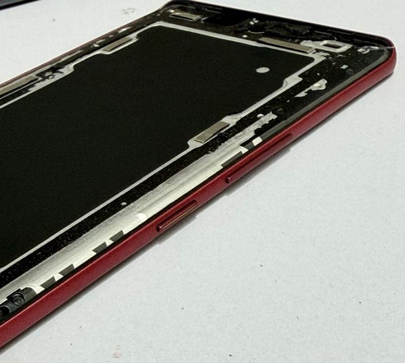 Lcd Frame Middle Chassis for Infinix Note 50s Red thumbnail 2