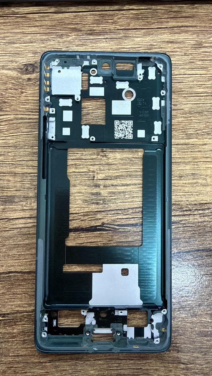 Lcd Frame Middle Chassis for Motorola Moto Edge 50 Black thumbnail 2