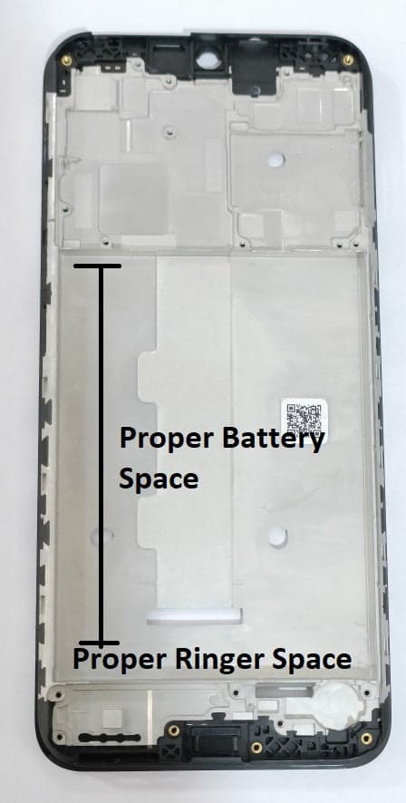 Lcd Frame Middle Chassis for Motorola Moto G10 Power Black thumbnail 2