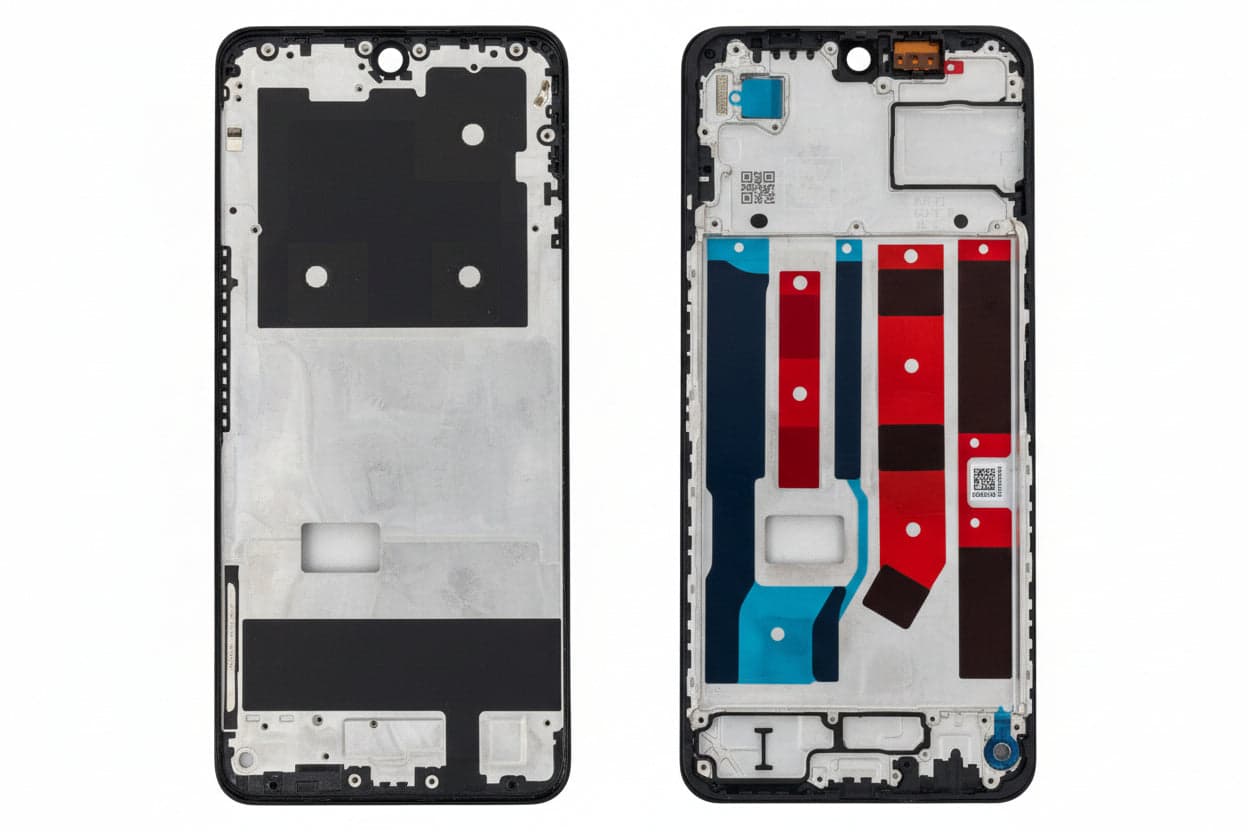 Lcd Frame Middle Chassis for Oppo A3 Pro 5G Black