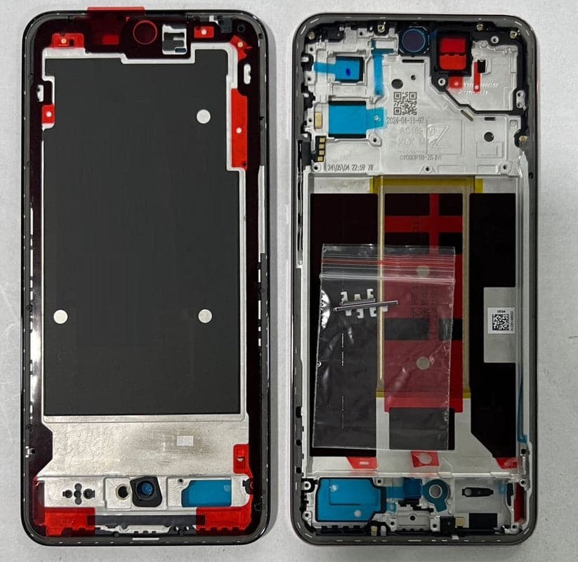 Lcd Frame Middle Chassis for Oppo Reno 12 5G Brown