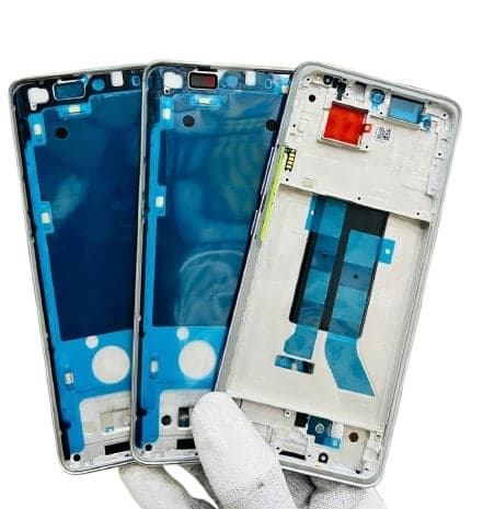 Lcd Frame Middle Chassis for Poco X7 Silver