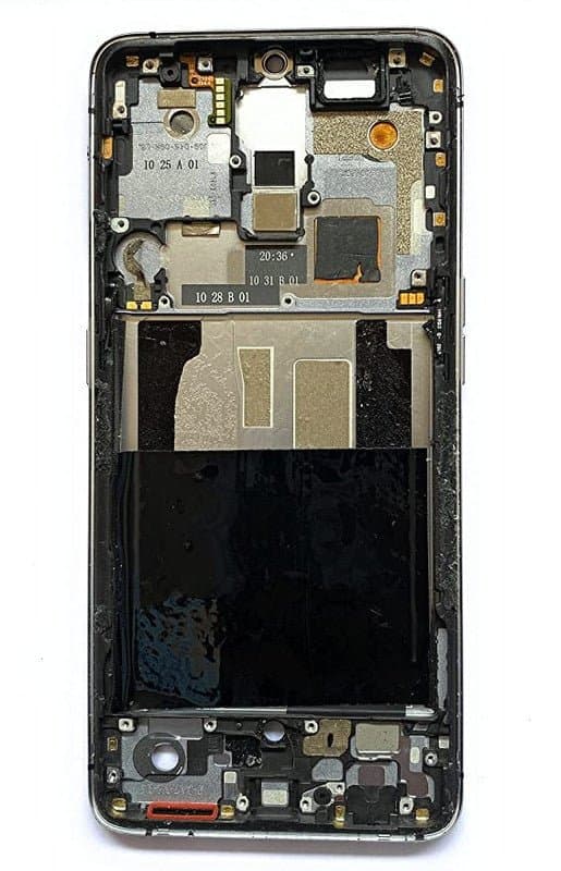 Lcd Frame Middle Chassis for Realme X2 Pro Silver