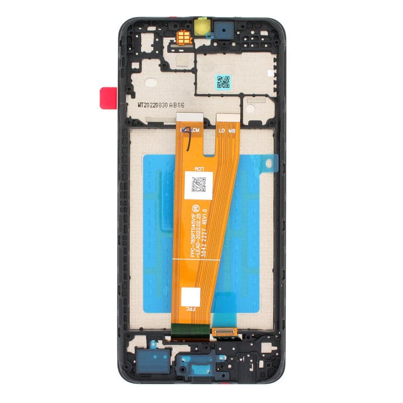 LCD Frame Middle Chassis for Samsung Galaxy A04 Black thumbnail 3