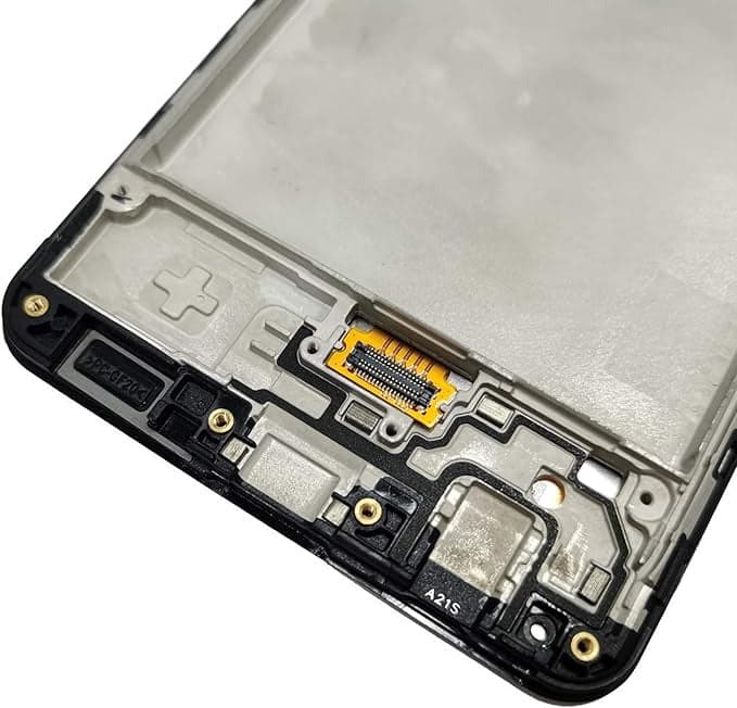 LCD Frame Middle Chassis for Samsung Galaxy A21S Black thumbnail 2