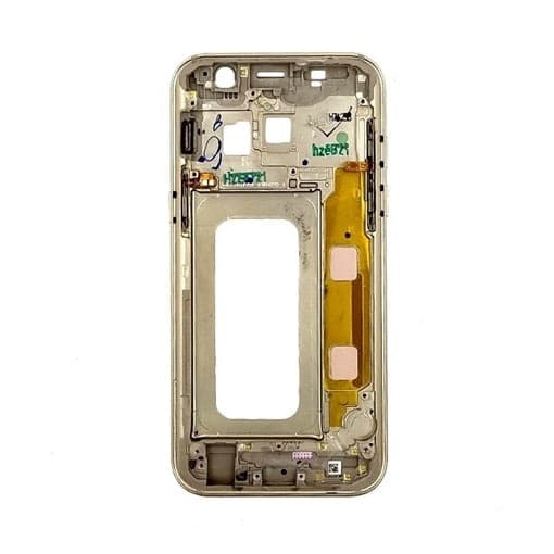 LCD Frame Middle Chassis for Samsung Galaxy A3 2017 Gold thumbnail 3