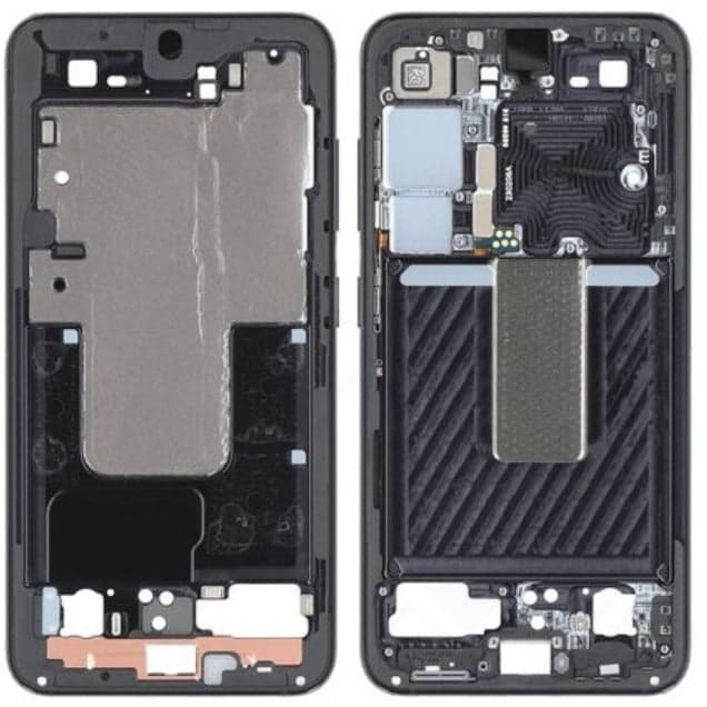 LCD Frame Middle Chassis for Samsung Galaxy S23 Black