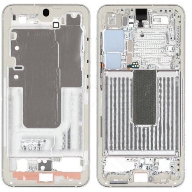 LCD Frame Middle Chassis for Samsung Galaxy S23 CreamWhite