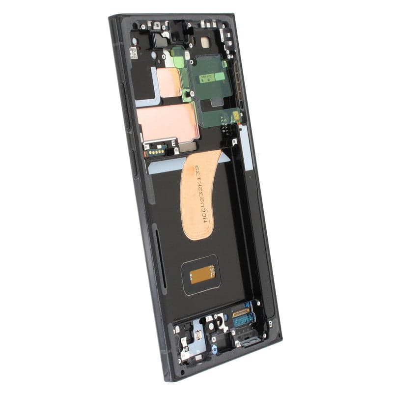 LCD Frame Middle Chassis for Samsung Galaxy S23 Ultra Black thumbnail 2