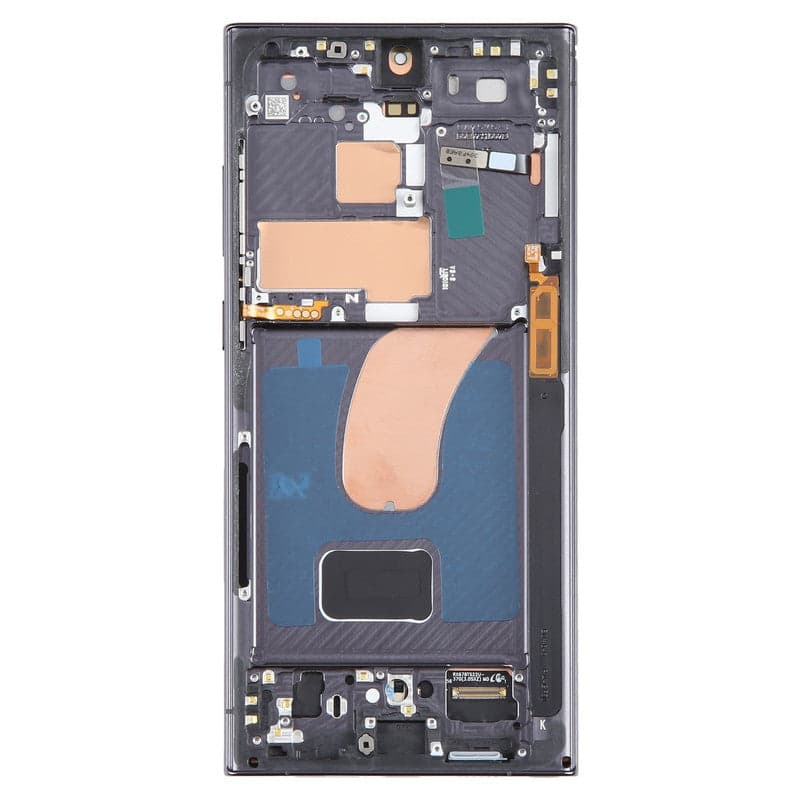 LCD Frame Middle Chassis for Samsung Galaxy S23 Ultra Black thumbnail 3
