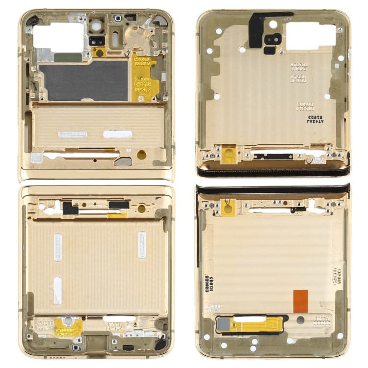 LCD Frame Middle Chassis for Samsung Galaxy Z Flip YellowGold