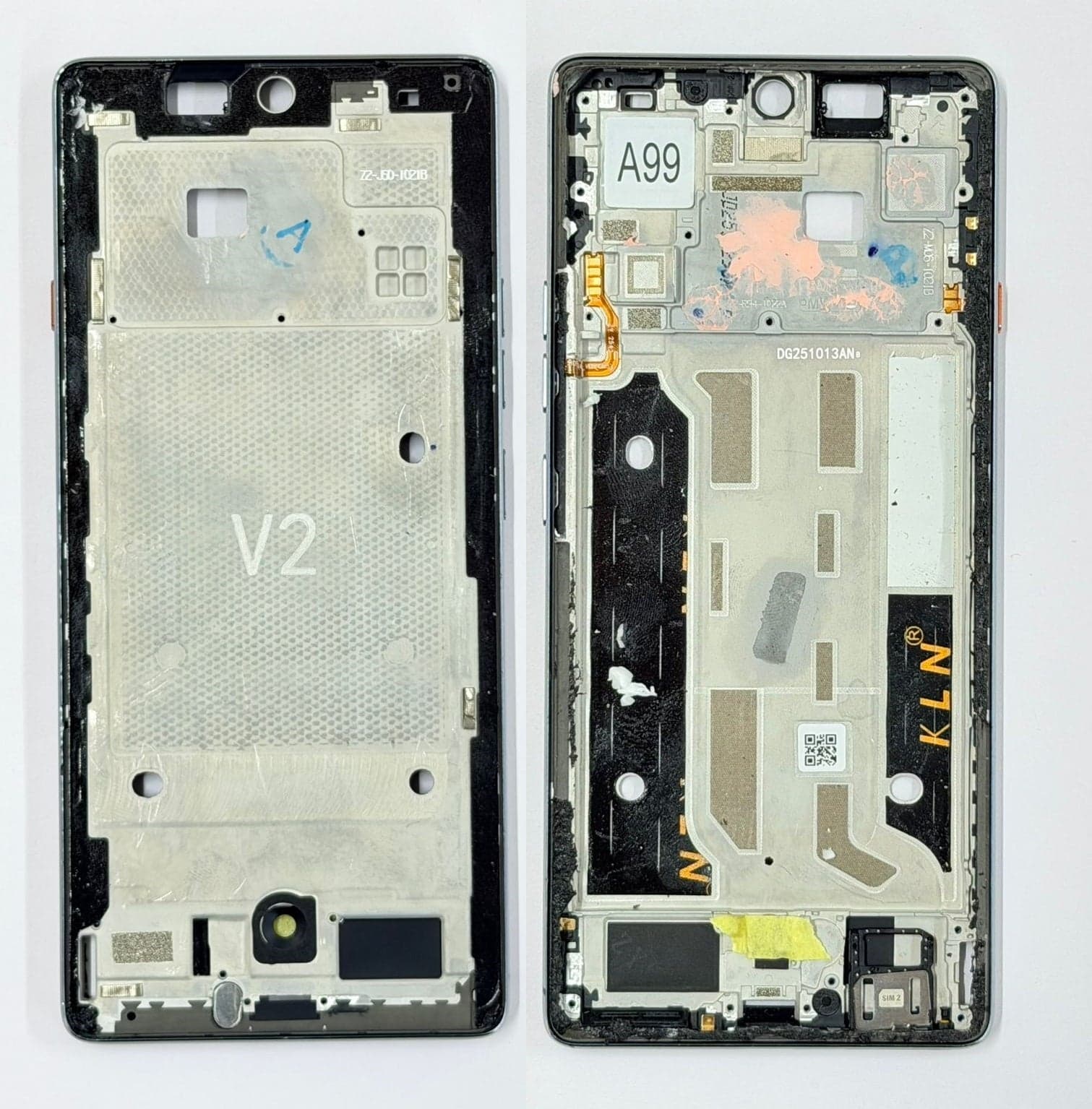 Lcd Frame Middle Chassis for Tecno Camon 40 CM5 Silver