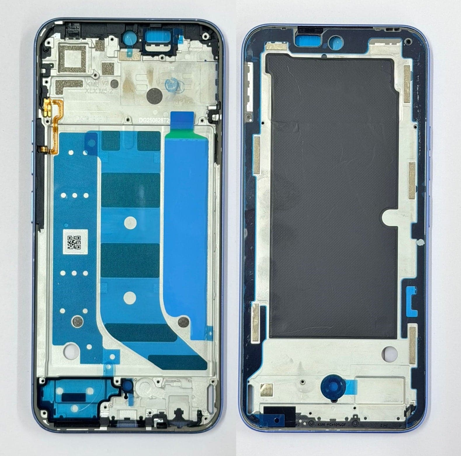 Lcd Frame Middle Chassis for Tecno Spark 40 Pro KM6 Blue