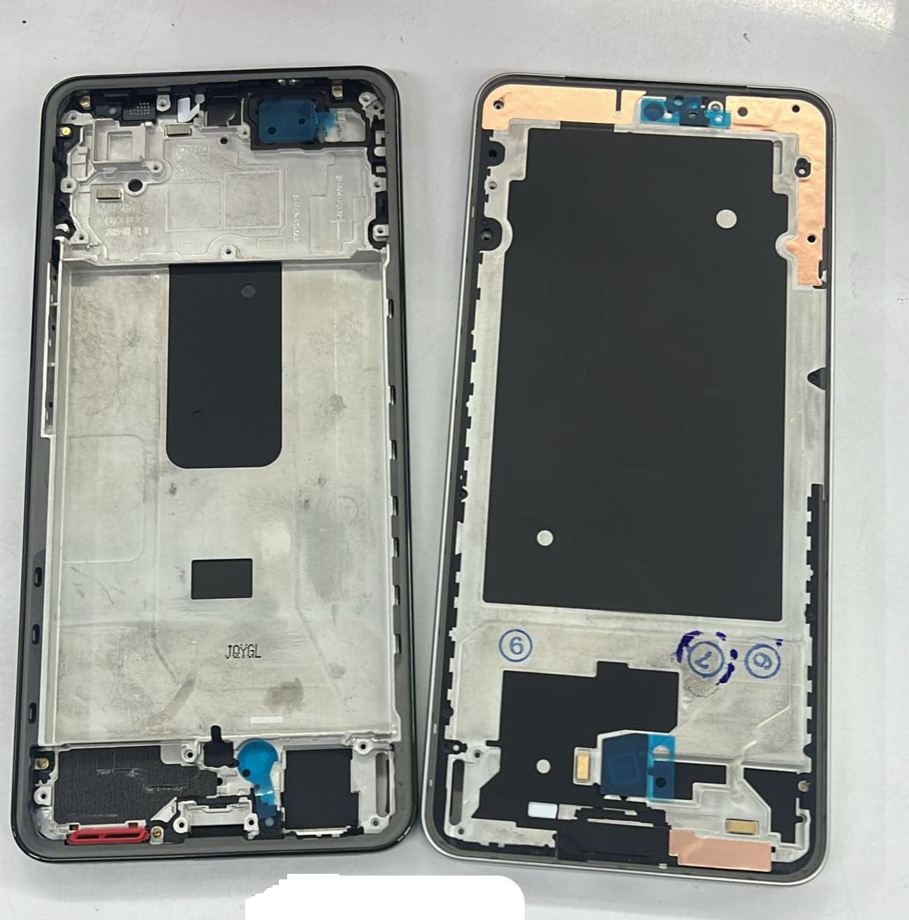 Lcd Frame Middle Chassis for Vivo Y400 Black