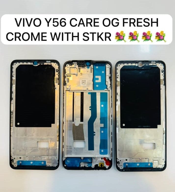 Lcd Frame Middle Chassis for Vivo Y56 5G Black
