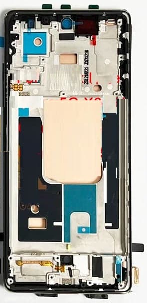 Lcd Frame Middle Chassis for Infinix Note 40 pro 4G X6850 Gold thumbnail 2
