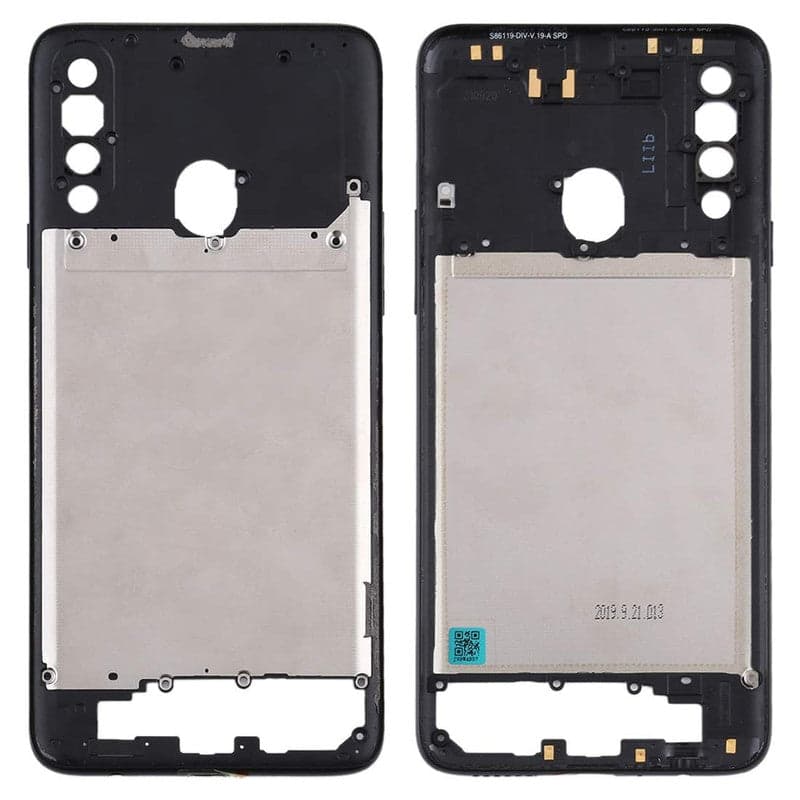 Middle Ring Outer Frame for Samsung Galaxy A20S Black
