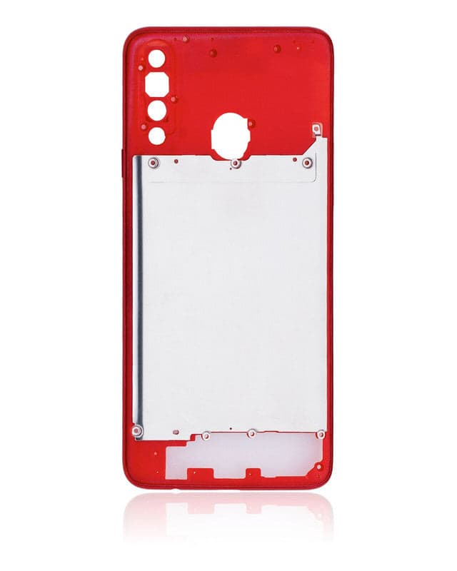Middle Ring Outer Frame for Samsung Galaxy A20S Red