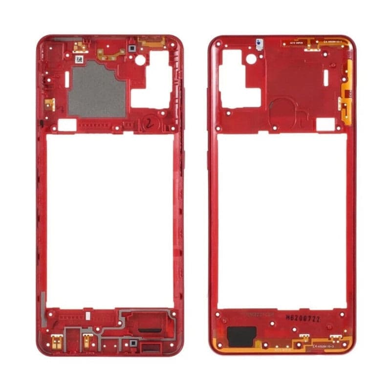 Middle Ring Outer Frame for Samsung Galaxy A21S Red