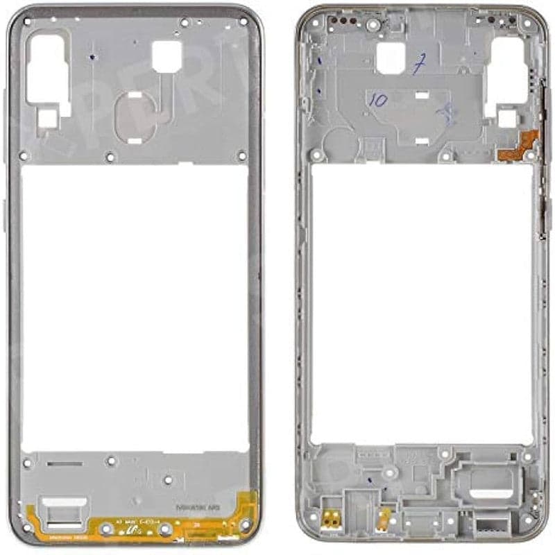 Middle Ring Outer Frame for Samsung Galaxy A30 White