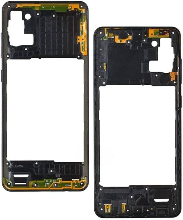 Middle Ring Outer Frame for Samsung Galaxy A31 Black