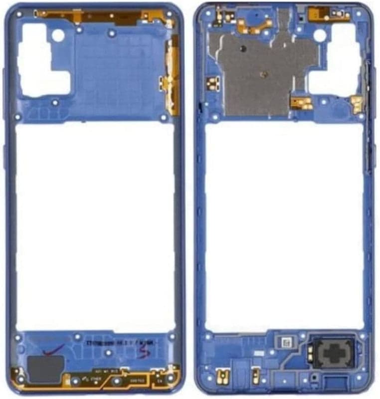 Middle Ring Outer Frame for Samsung Galaxy A31 Blue
