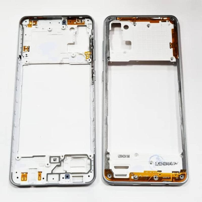 Middle Ring Outer Frame for Samsung Galaxy A31 White