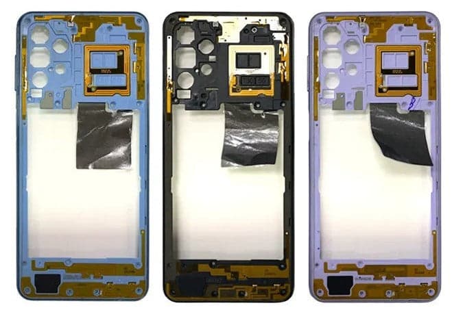 Middle Ring Outer Frame for Samsung Galaxy A32 5G White thumbnail 3