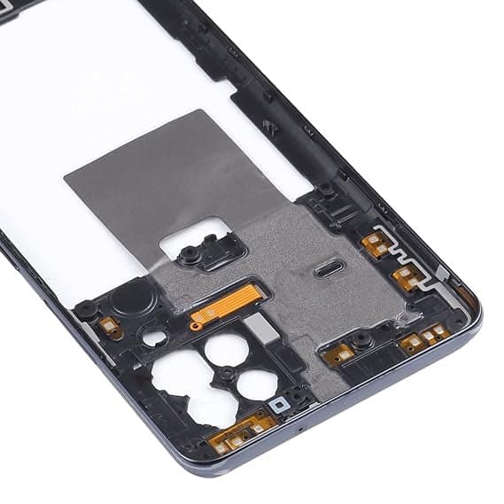 Middle Ring Outer Frame for Samsung Galaxy A42 5G Black thumbnail 2