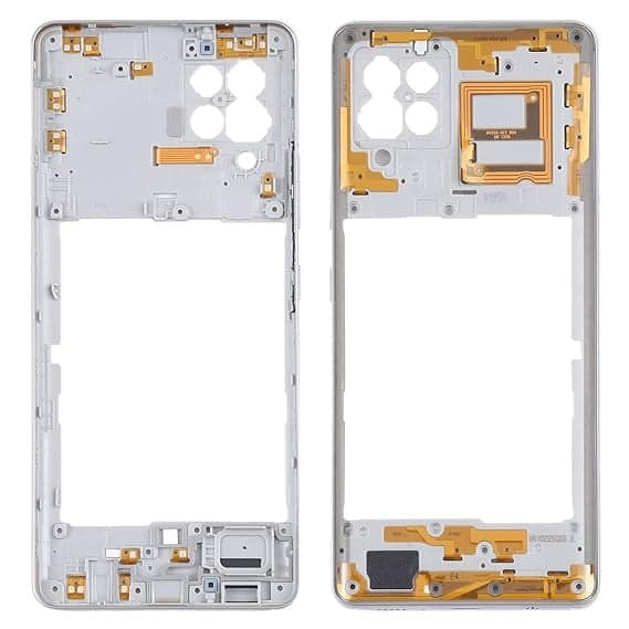Middle Ring Outer Frame for Samsung Galaxy A42 5G White thumbnail 3