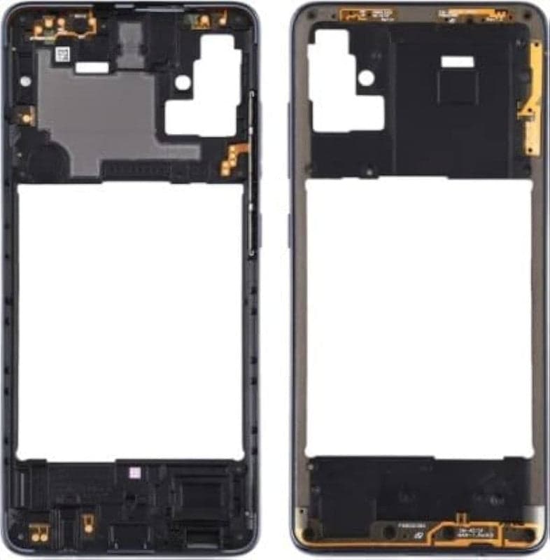 Middle Ring Outer Frame for Samsung Galaxy A51 Black