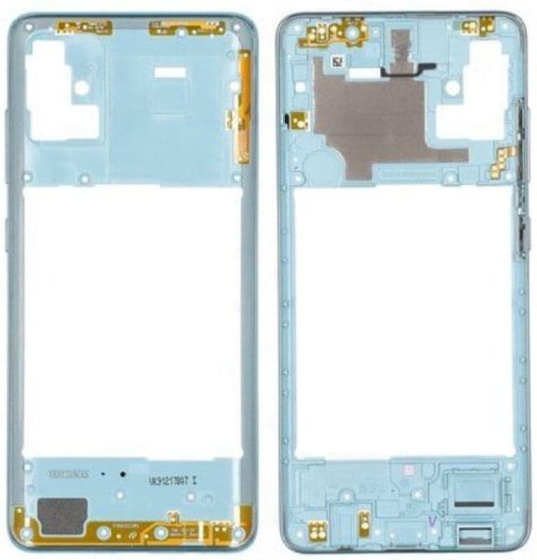 Middle Ring Outer Frame for Samsung Galaxy A51 Blue