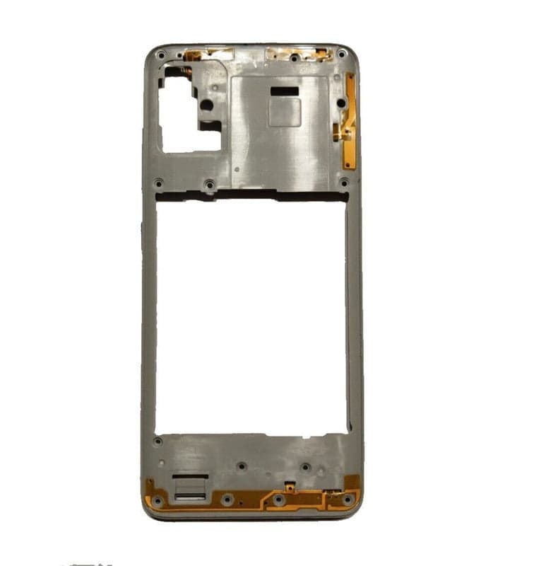 Middle Ring Outer Frame for Samsung Galaxy A51 White thumbnail 2