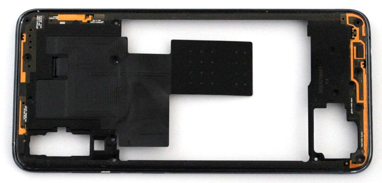 Middle Ring Outer Frame for Samsung Galaxy A70 Black thumbnail 2