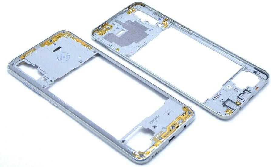 Middle Ring Outer Frame for Samsung Galaxy A70 White thumbnail 2