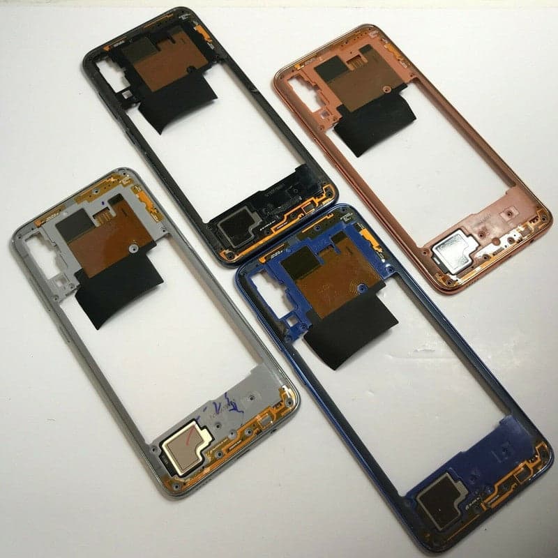 Middle Ring Outer Frame for Samsung Galaxy A70 White thumbnail 3
