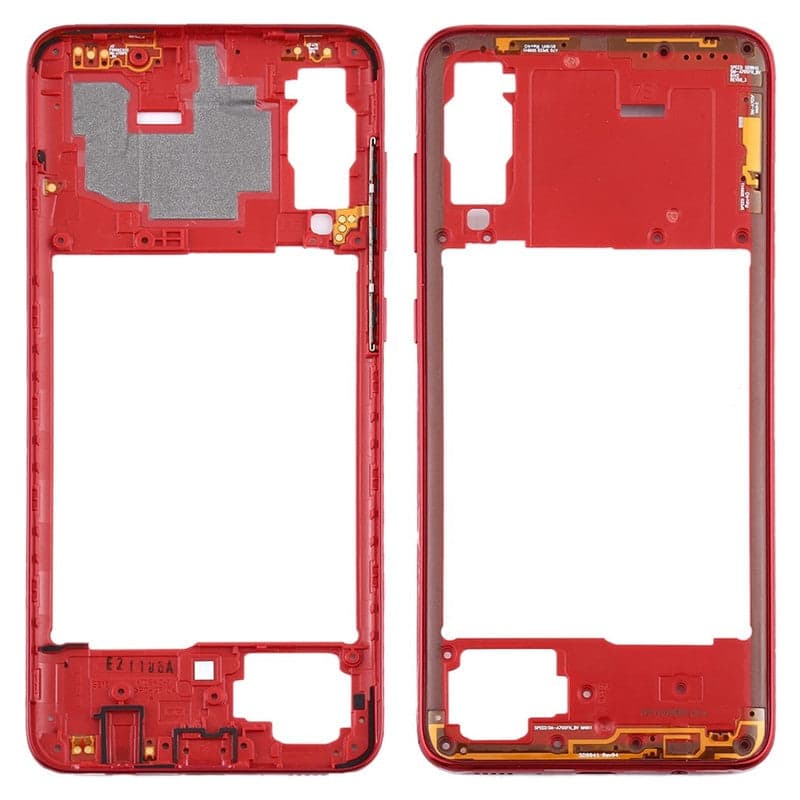 Middle Ring Outer Frame for Samsung Galaxy A70S Red
