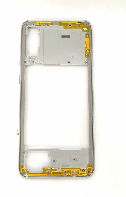 Middle Ring Outer Frame for Samsung Galaxy A70S White thumbnail 2