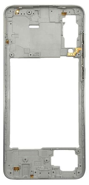 Middle Ring Outer Frame for Samsung Galaxy A70S White thumbnail 3
