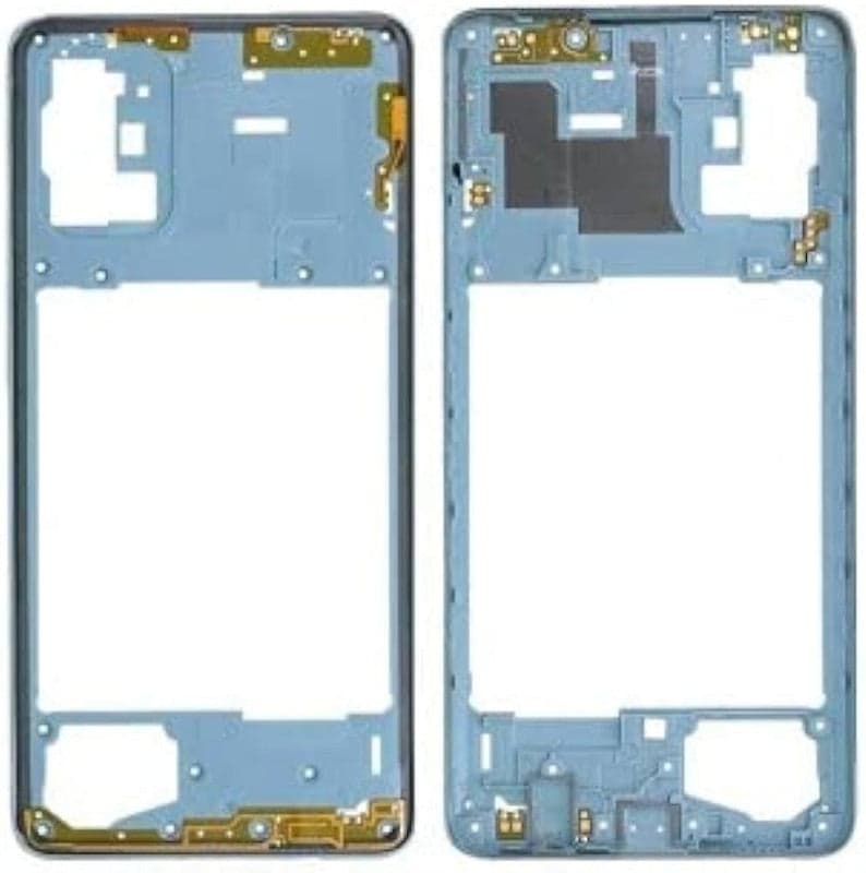Middle Ring Outer Frame for Samsung Galaxy A71 Blue