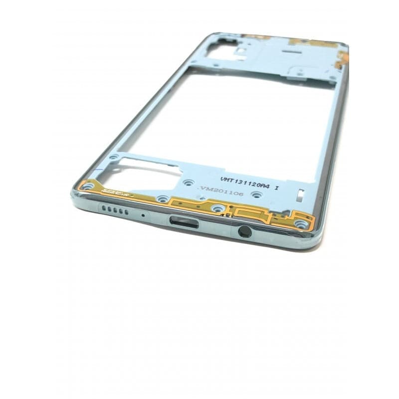 Middle Ring Outer Frame for Samsung Galaxy A71 Blue thumbnail 2