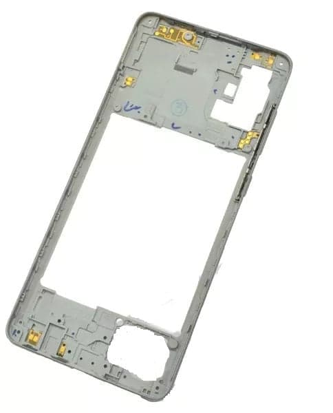 Middle Ring Outer Frame for Samsung Galaxy A71 White thumbnail 3