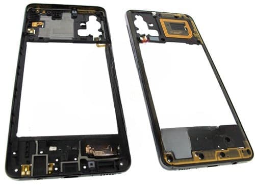 Middle Ring Outer Frame for Samsung Galaxy M31S Black thumbnail 2