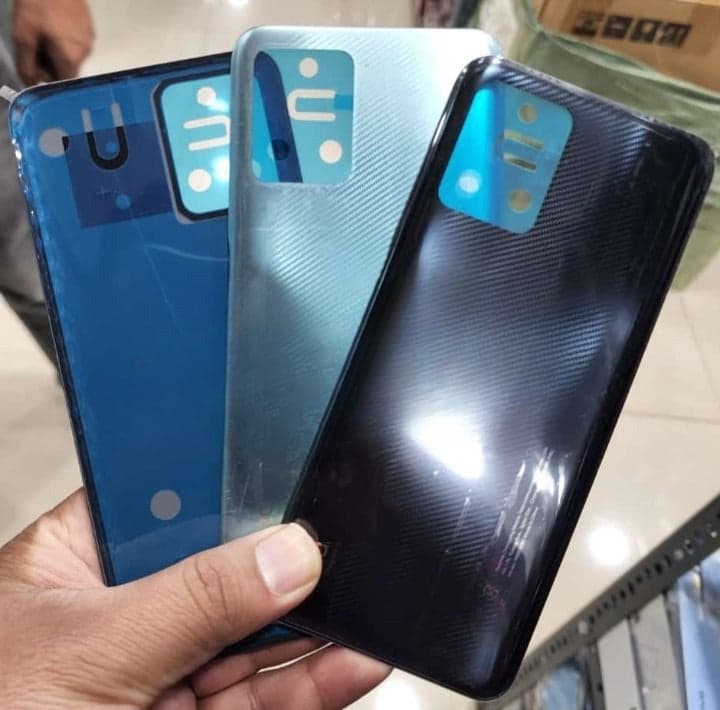 Back Panel for Realme Narzo 50 4G Silver