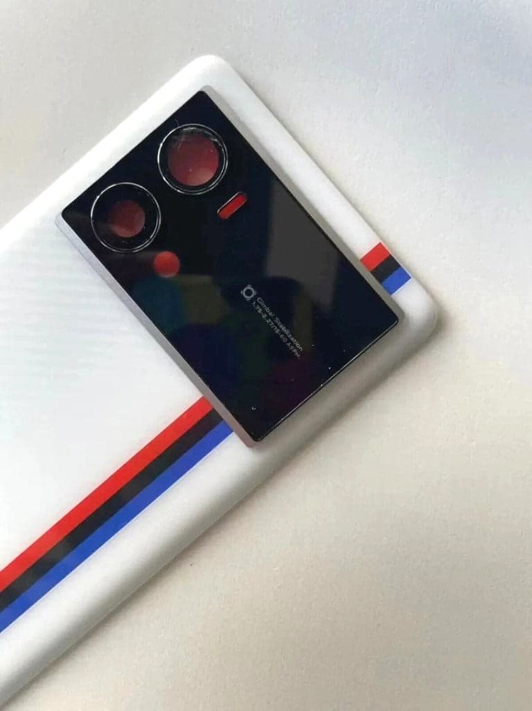 Back Panel Glass with Camera Lens for IQOO 9 Pro 5g White thumbnail 2