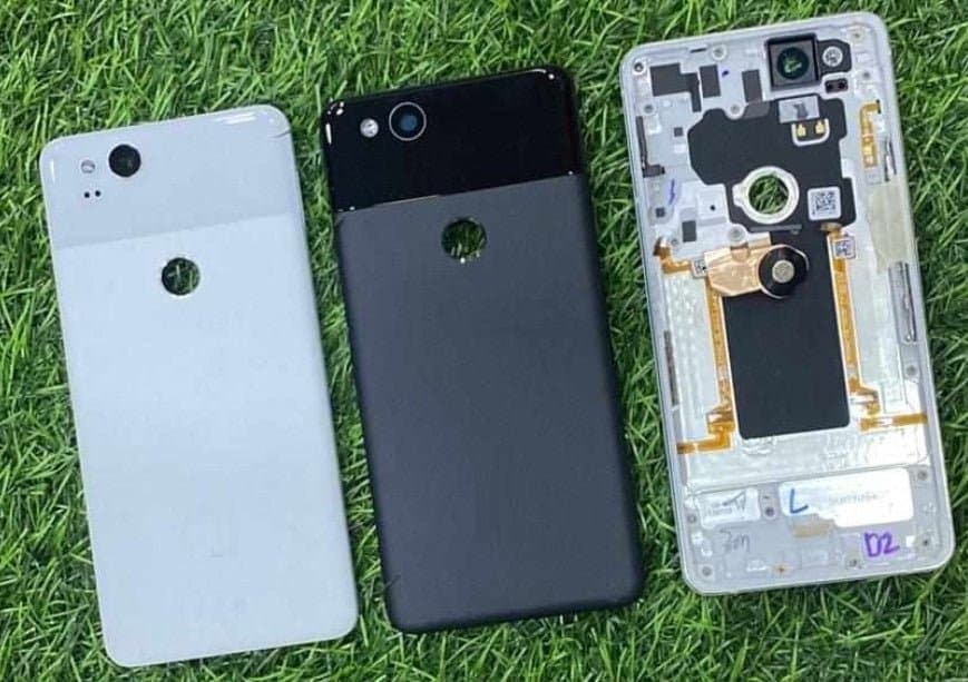 Mozomart Back Panel Housing Body for Google Pixel 2 : White